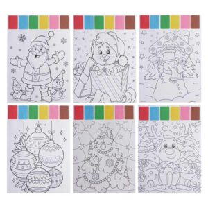 Σετ ζωγραφικής με νερομπογιές χριστουγεννιάτικα σχέδια