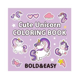 Colouring book Βιβλία χρωματισμού Μονόκερος 21x21εκ., 44 φύλλα