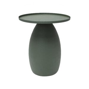 Τραπεζάκι μεταλλικό ματ Nextdeco πράσινο Y48xØ40εκ.