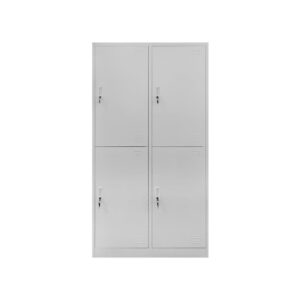 Φοριαμός - Μεταλλική ντουλάπα Nextdeco 4 ντουλάπια με κλειδιά Υ185x90x45εκ βάθος.