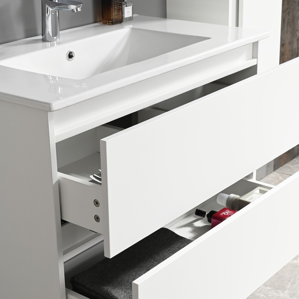 Σετ μπάνιου Nextdeco Avra white συναρμολογημένο - Image 5