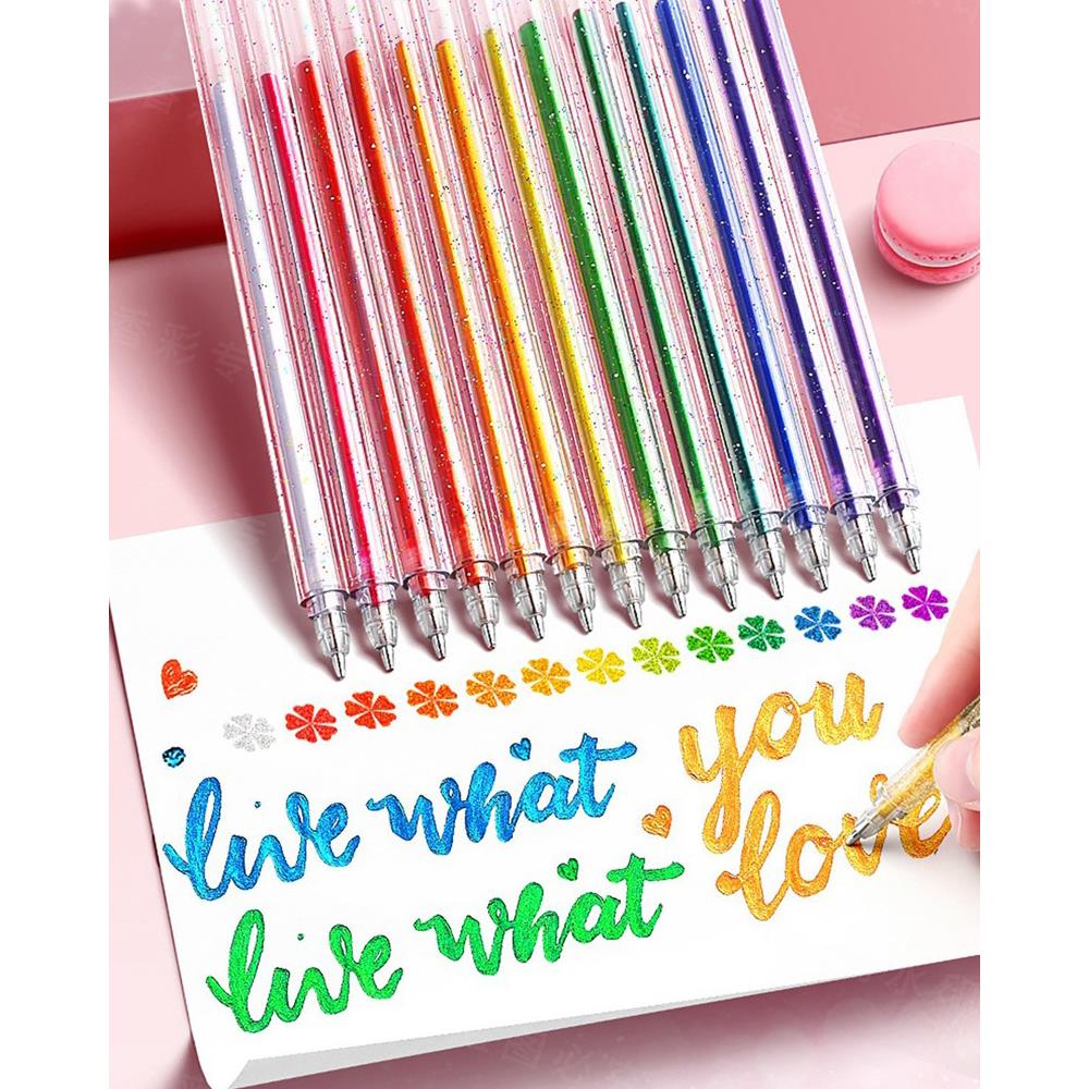 Μαρκαδόροι glitter σετ 12τμχ. - Image 2