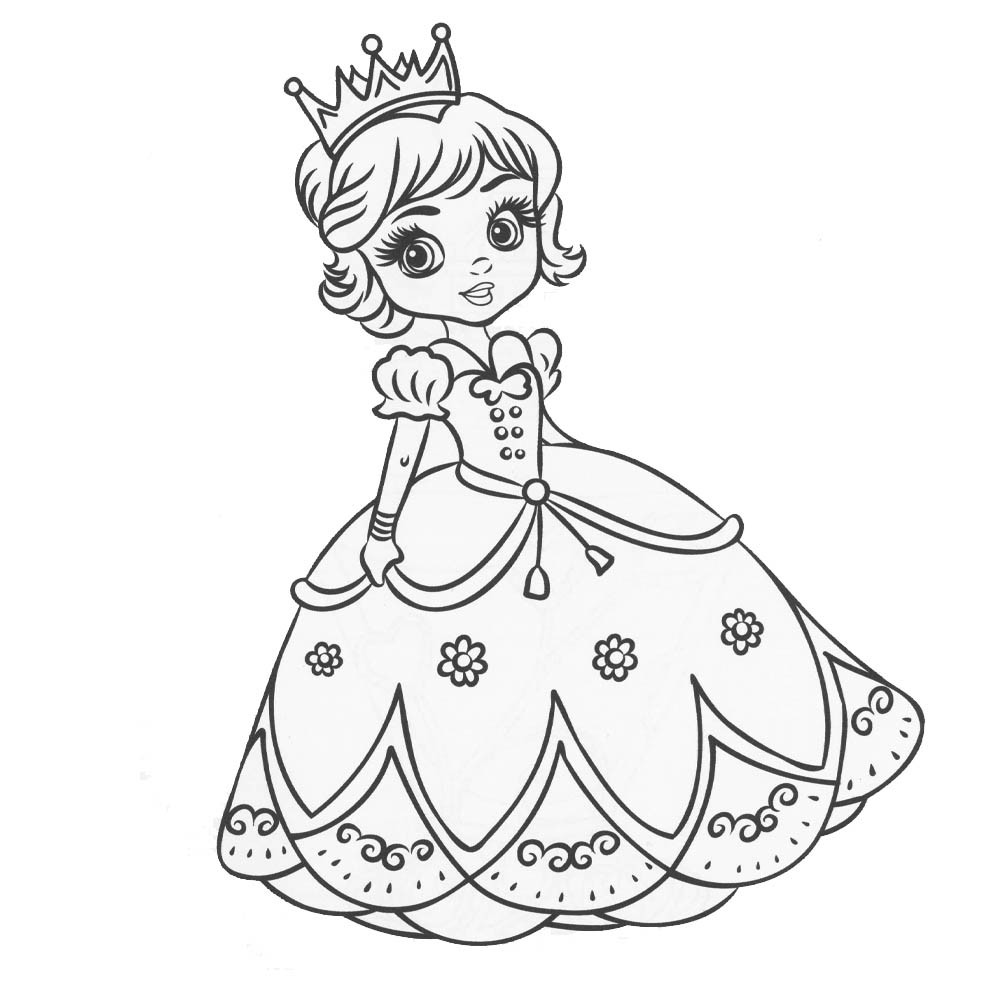 Colouring book Βιβλία χρωματισμού Πριγκίπισσα 21x21εκ., 44 φύλλα - Image 3