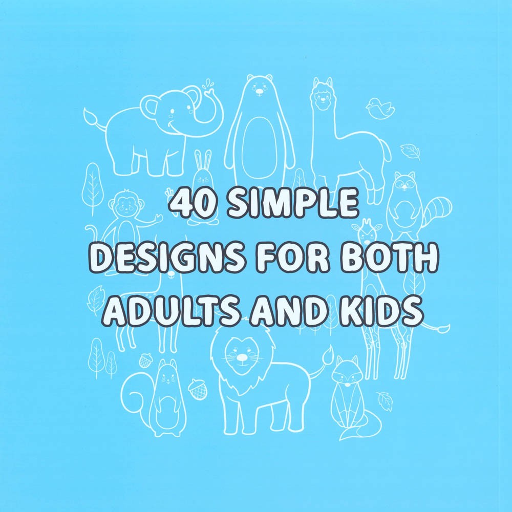 Colouring book Βιβλία χρωματισμού Ζωάκια 21x21εκ., 44 φύλλα - Image 2