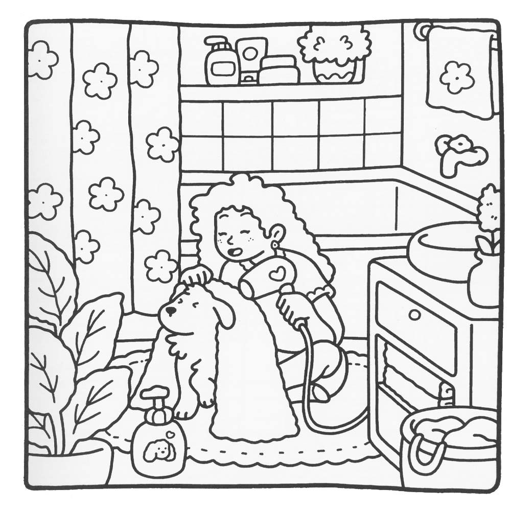 Colouring book Βιβλία χρωματισμού Κορίτσια 21x21εκ., 44 φύλλα - Image 4