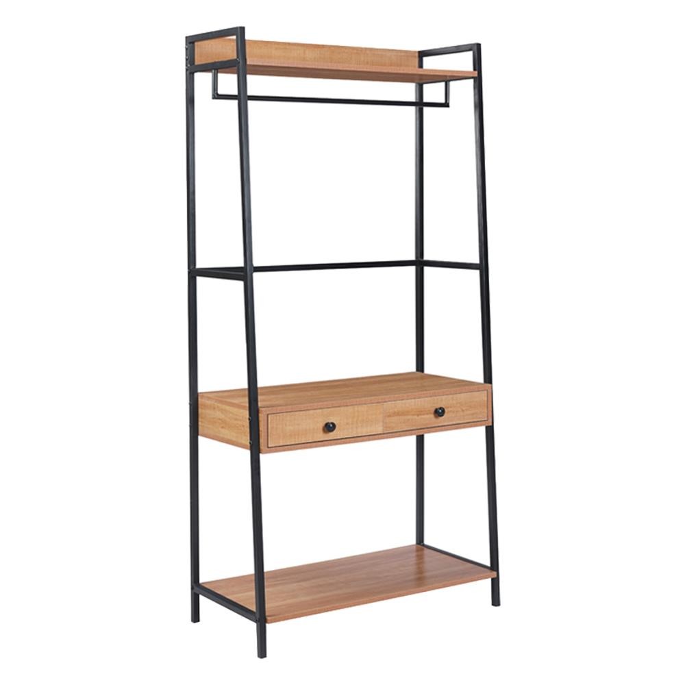 Κρεμάστρα ρούχων Nextdeco Υ169x84x40εκ δύο συρτάρια.