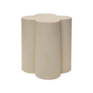 Σκαμπό μεταλλικό ματ Nextdeco μπεζ Y40x37x37εκ.