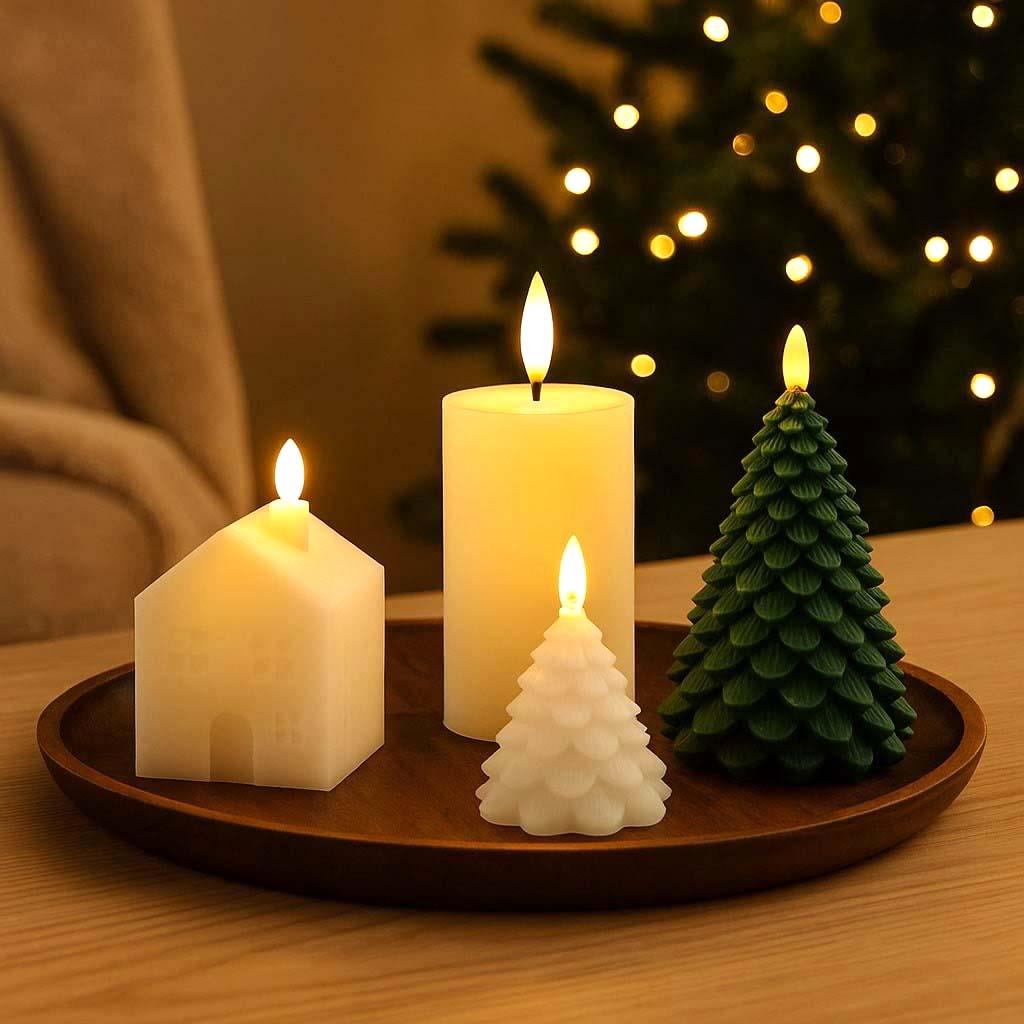 Κερί LED λευκό 12,5εκ. - Image 2