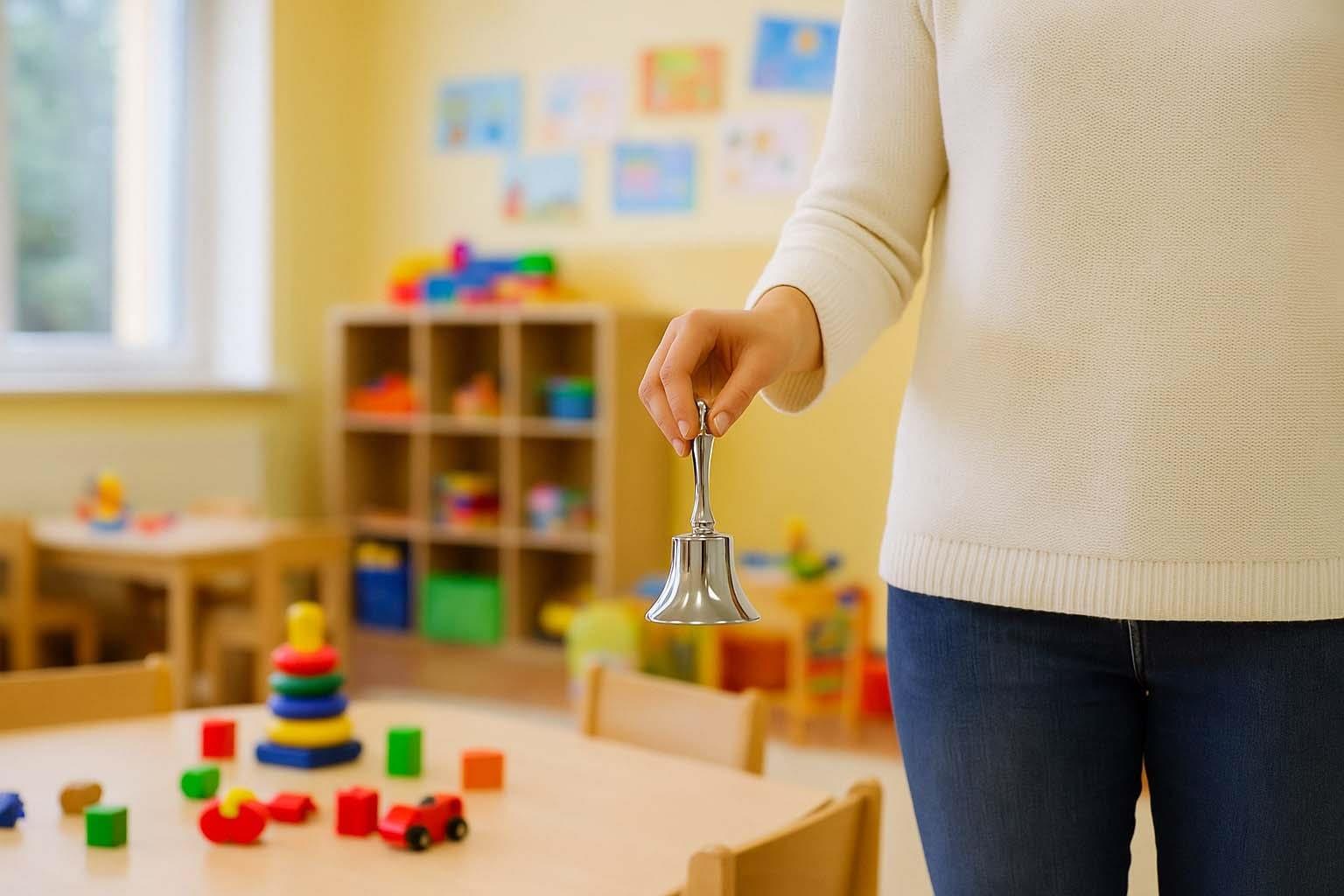 Μεταλλικό καμπανάκι αλουμινίου ασημί Υ11ר5,5 εκ. - Image 2