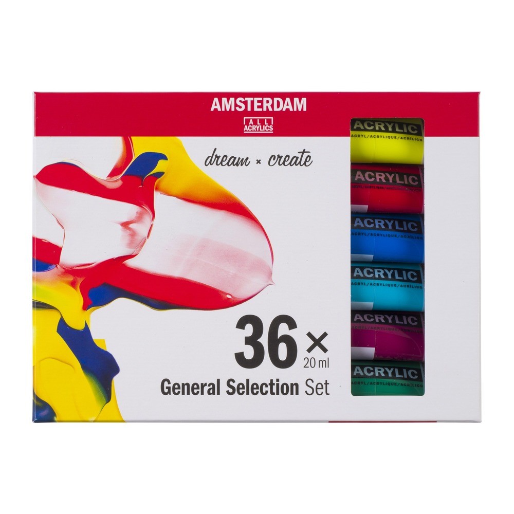 Talens Amsterdam Standard Series σετ 36 ακρυλικών χρωμάτων, 20 ml/χρώμα - Image 4