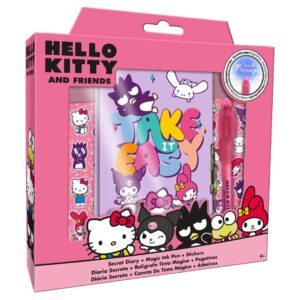 Σετ ημερολόγιο Hello Kitty με μαγικό στυλό Υ23x22x3εκ.