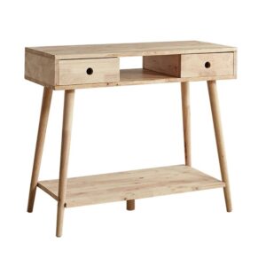 Κονσόλα Nextdeco Natural μασίφ ξύλο Υ76,5x90x40εκ.