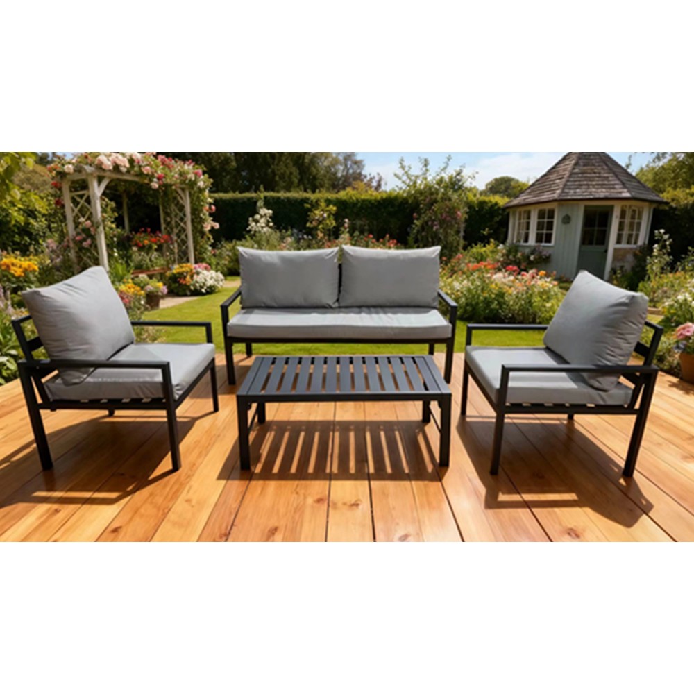 Nextdeco σετ σαλόνι εξωτερικού χώρου μεταλλικό 4τμχ. - Image 2