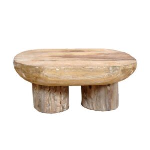 Τραπεζάκι Nextdeco μασίφ ξύλο teak Υ23×28×22εκ.