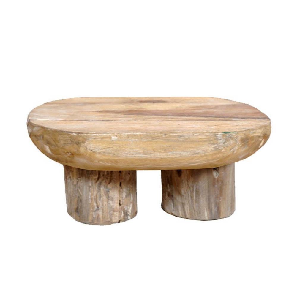 Τραπεζάκι Nextdeco μασίφ ξύλο teak Υ23×28×22εκ.