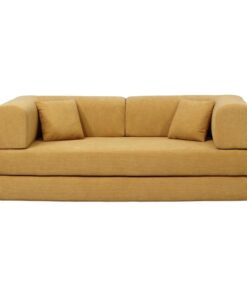 Compressed Nextdeco καναπές-κρεβάτι κίτρινος 200x100x75εκ.