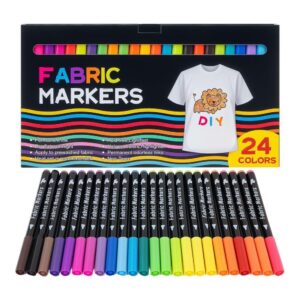 Μαρκαδόροι υφασμάτων σετ 24τμχ.