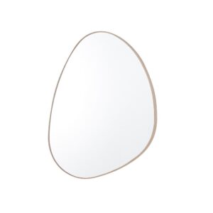 Καθρέφτης επιτοίχιος Nextdeco 80x60εκ πλαίσιο MDF φυσικό χρώμα