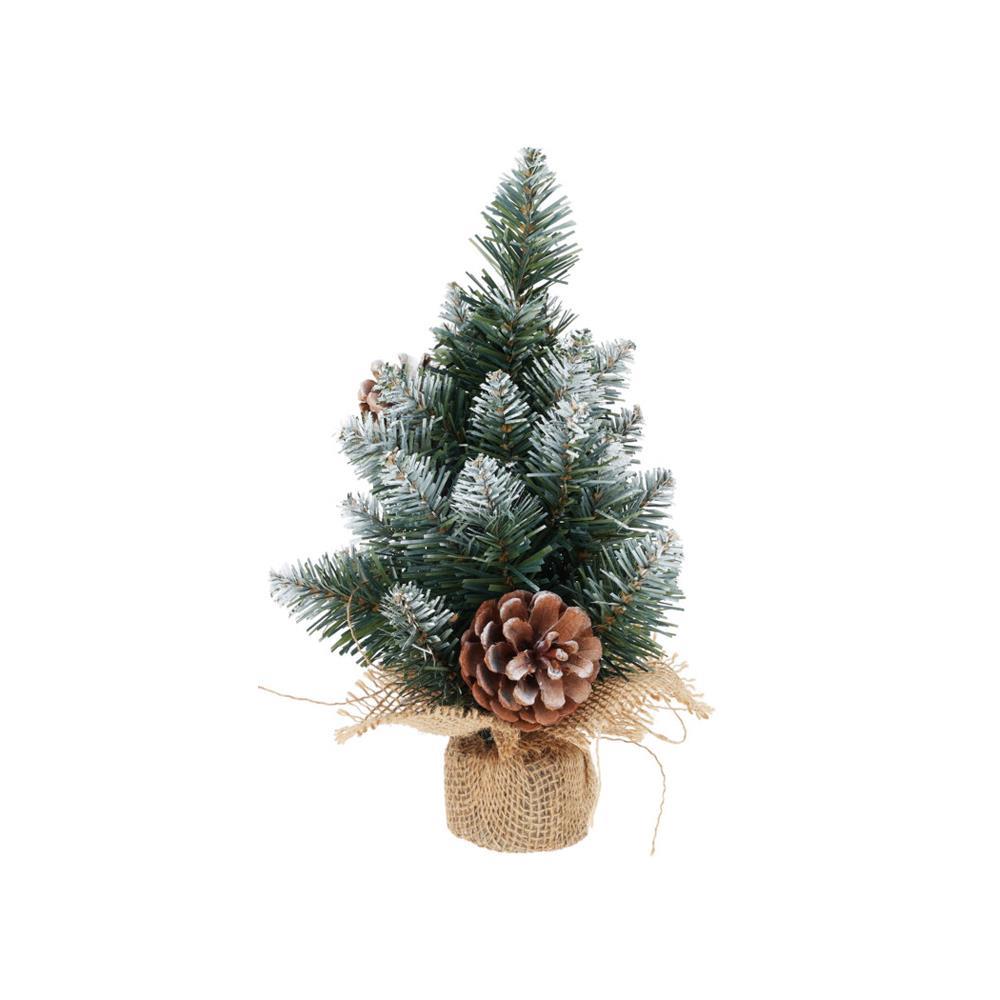 Χριστουγεννιάτικο δέντρο με λευκές άκρες 30εκ.