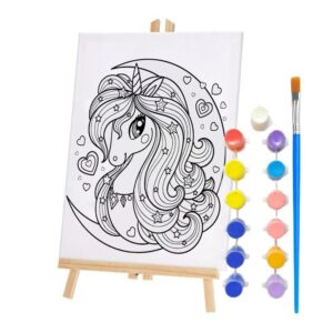 Καβαλέτο ξύλινο με τελάρο πόνυ 30×40εκ