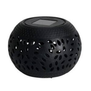 Ηλιακό φανάρι εξωτερικού χώρου PP μαύρο Y10,5x Ø15εκ.