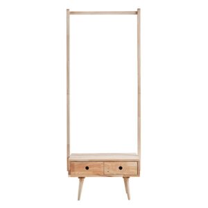 Κρεμάστρα ρούχων Nextdeco Natural μασίφ ξύλο Υ165,5x65x40εκ.