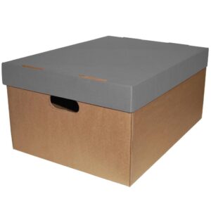 Next κουτί classic γκρι καπάκι Α3 Υ21x32x44εκ.