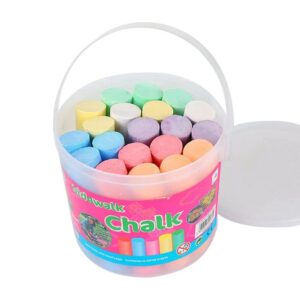 Κιμωλίες πεζοδρομίου χρωματιστές κυλινδρικές σετ 20τμχ.