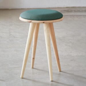 Σκαμπό Nextdeco Natural μασίφ ξύλο Υ51,5xØ34,5εκ.