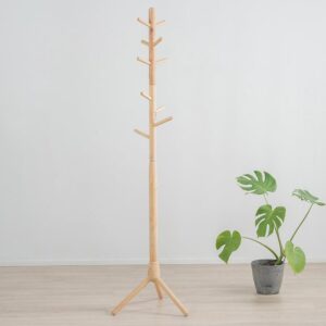 Καλόγερος Nextdeco Natural μασίφ ξύλο Υ175xØ41εκ.