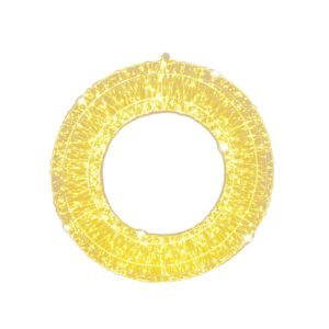 Στεφάνι φωτιστικό 960 LED θερμό λευκό Υ38×38×8εκ.