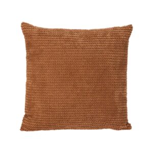 Μαξιλάρι διακοσμητικό με γραμμές καφέ 45x45εκ.