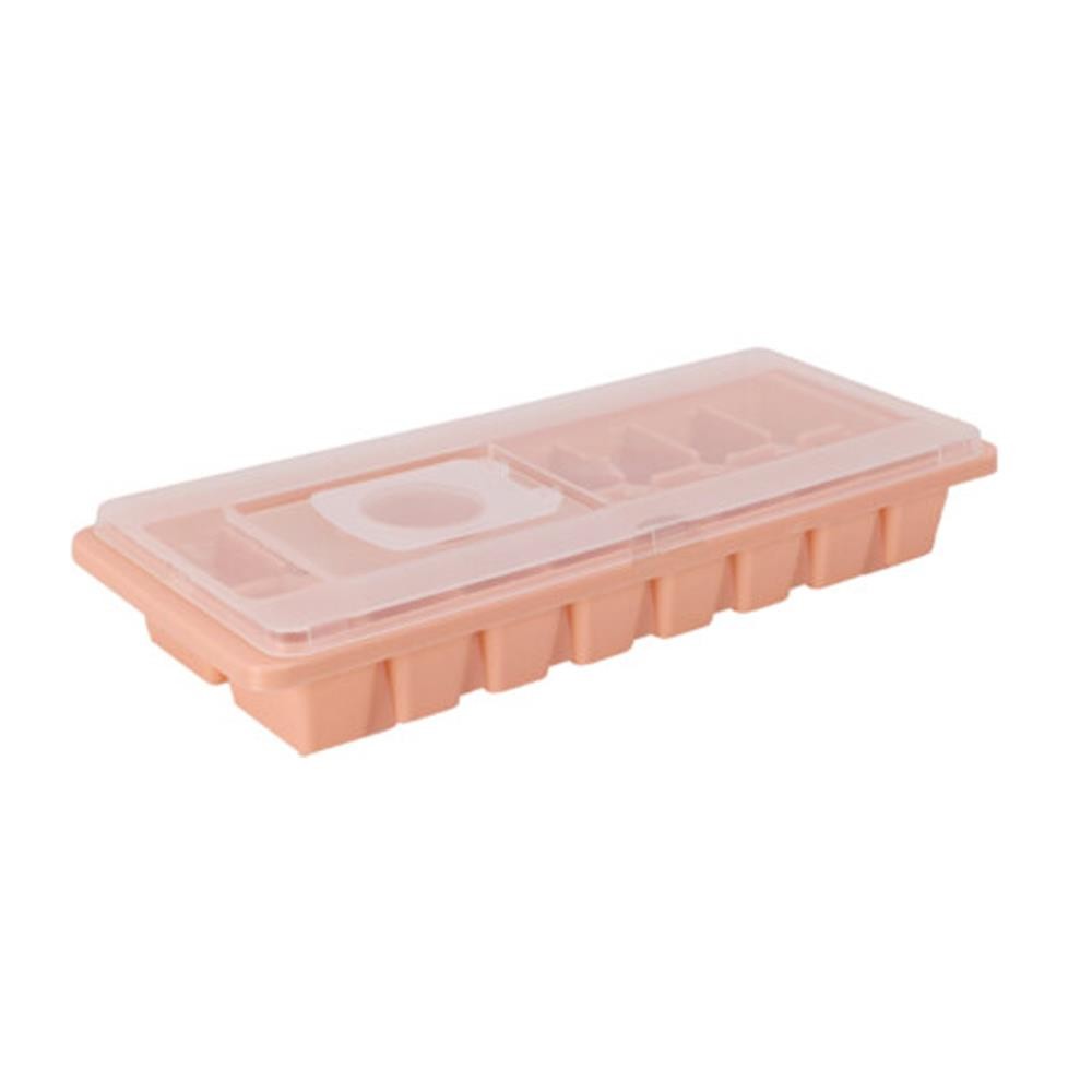 Παγοθήκη με καπάκι PP nude με 16 θήκες 26χ10,8χ4εκ.