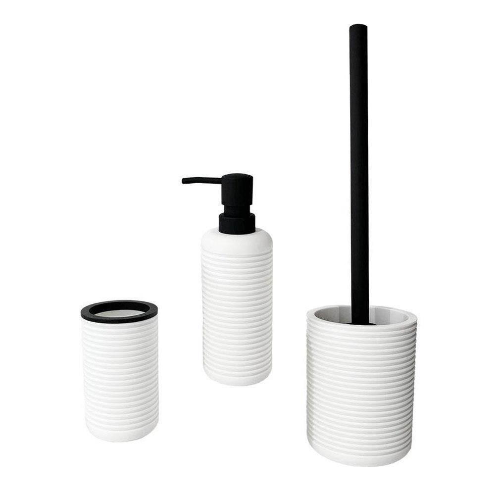 Σετ αξεσουάρ μπάνιου Sevilla πλαστικό 3 τεμαχίων