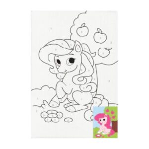 Καμβάς ζωγραφικής με ακρυλικά χρώματα Next πόνυ 20x30εκ.