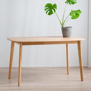 Τραπέζι Nextdeco Natural μασίφ ξύλο Υ75x135x80εκ.