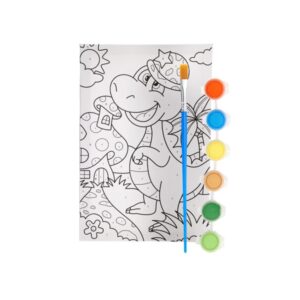 Καμβάς ζωγραφικής με νερομπογιές Next δεινόσαυρος Υ29,5x19,7x1,7εκ.