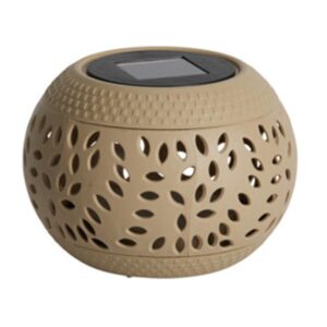 Ηλιακό φανάρι εξωτερικού χώρου PP κρεμ Y10,5x Ø15εκ.