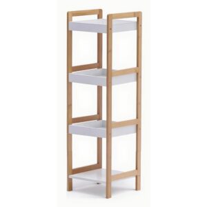 Ραφιέρα 4 επιπέδων Nextdeco μπαμπού Υ98x35x30εκ