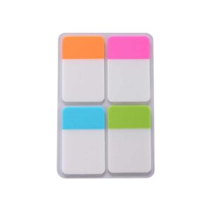 Σελιδοδείκτες διάφανοι 4,4x1,2εκ. 20 φύλλα/ χρώμα