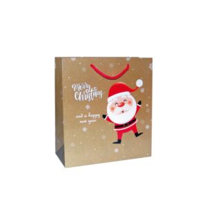 Next χάρτινη τσάντα Santa Claus Υ13x10x5εκ