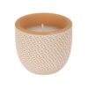Αρωματικό κερί σιτρονέλα σε γλαστράκι soft terra stone Υ7xØ6εκ.