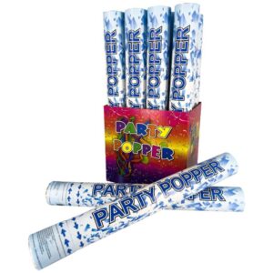 Φαντασμαγορικός κύλινδρος μεταλλιζέ γαλάζιο 40εκ.