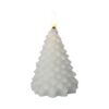 Χριστουγεννιάτικο LED κερί δέντρο λευκό 17εκ.