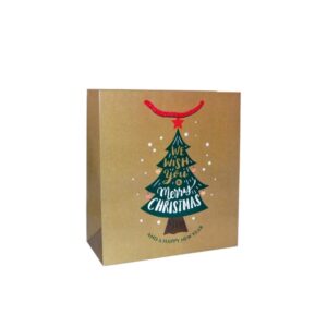 Next χάρτινη τσάντα Christmas tree Υ13x10x5εκ