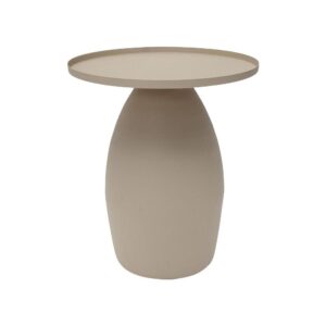 Τραπεζάκι μεταλλικό ματ Nextdeco γκρι Y48xØ40εκ.