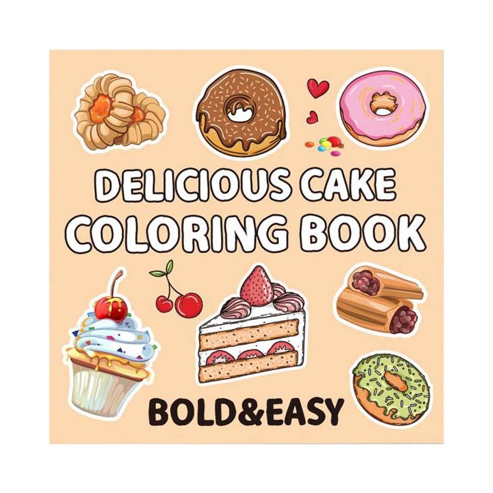 Colouring book Βιβλία χρωματισμού Τούρτα 21x21εκ., 44 φύλλα