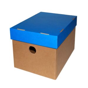 Νext κουτί classic γαλάζιο καπάκι Α5 Υ16x16x22εκ.
