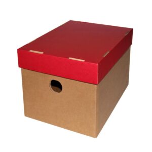 Νext κουτί classic κόκκινο καπάκι Α5 Υ16x16x22εκ.