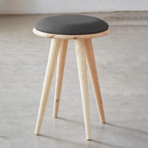 Σκαμπό Nextdeco Natural μασίφ ξύλο Υ51,5xØ34,5εκ.